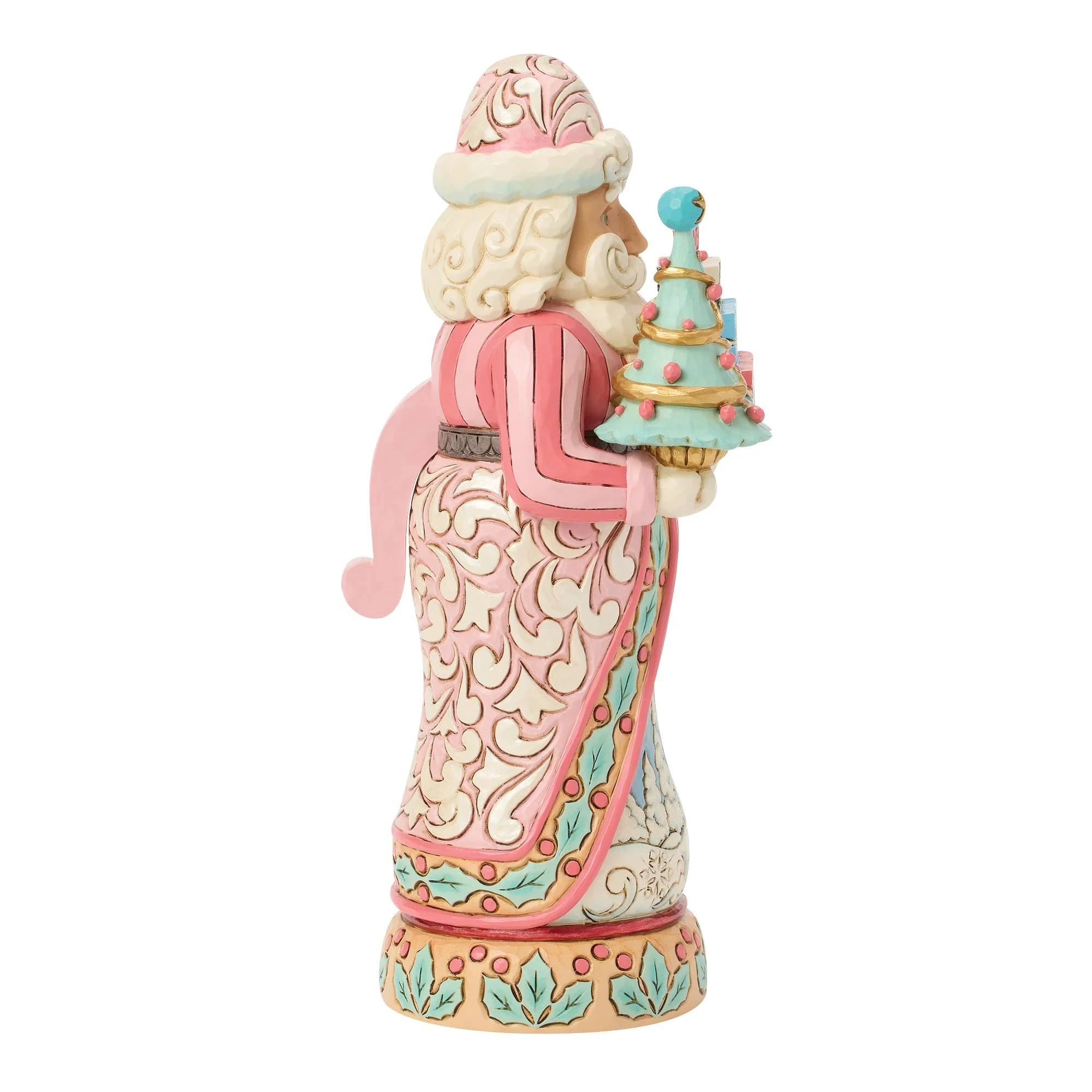 Pastel Nutcracker with Tree Figurine - A Bright Winter - Image 5