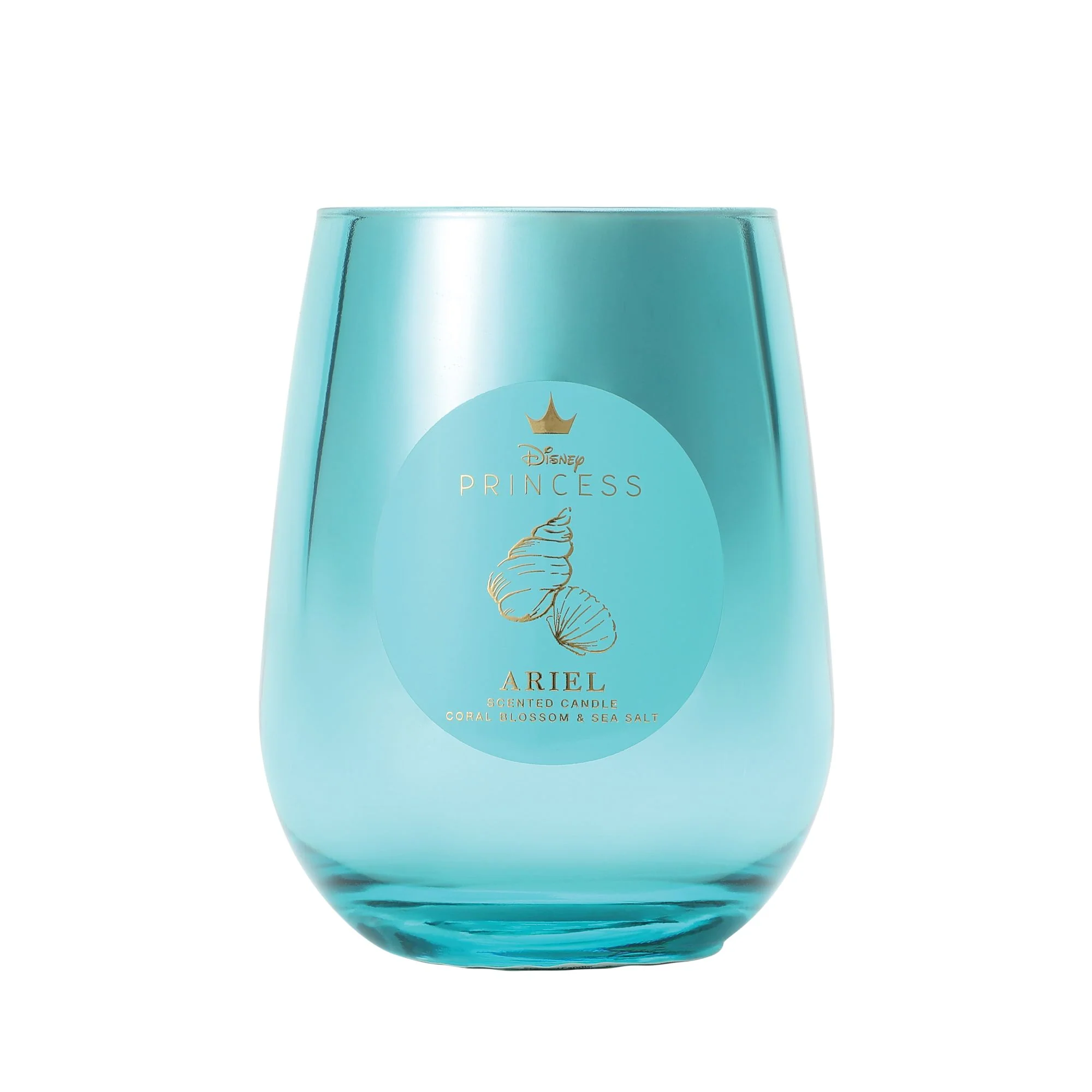 Ariel Blossom & Sea Salt Foiled Glass Candle - Image 2