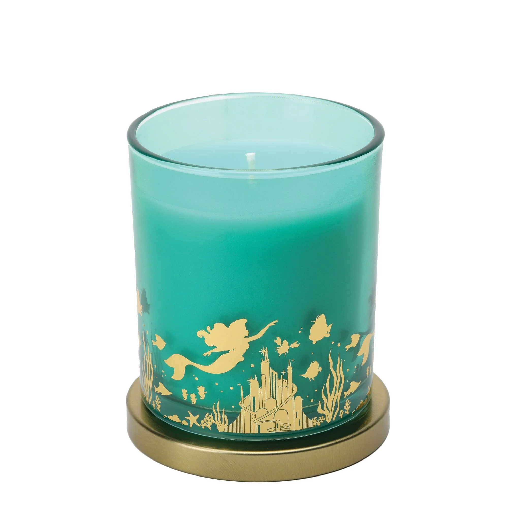 Ariel Coral Blossom & Sea Salt Foiled Glass Candle - Image 3