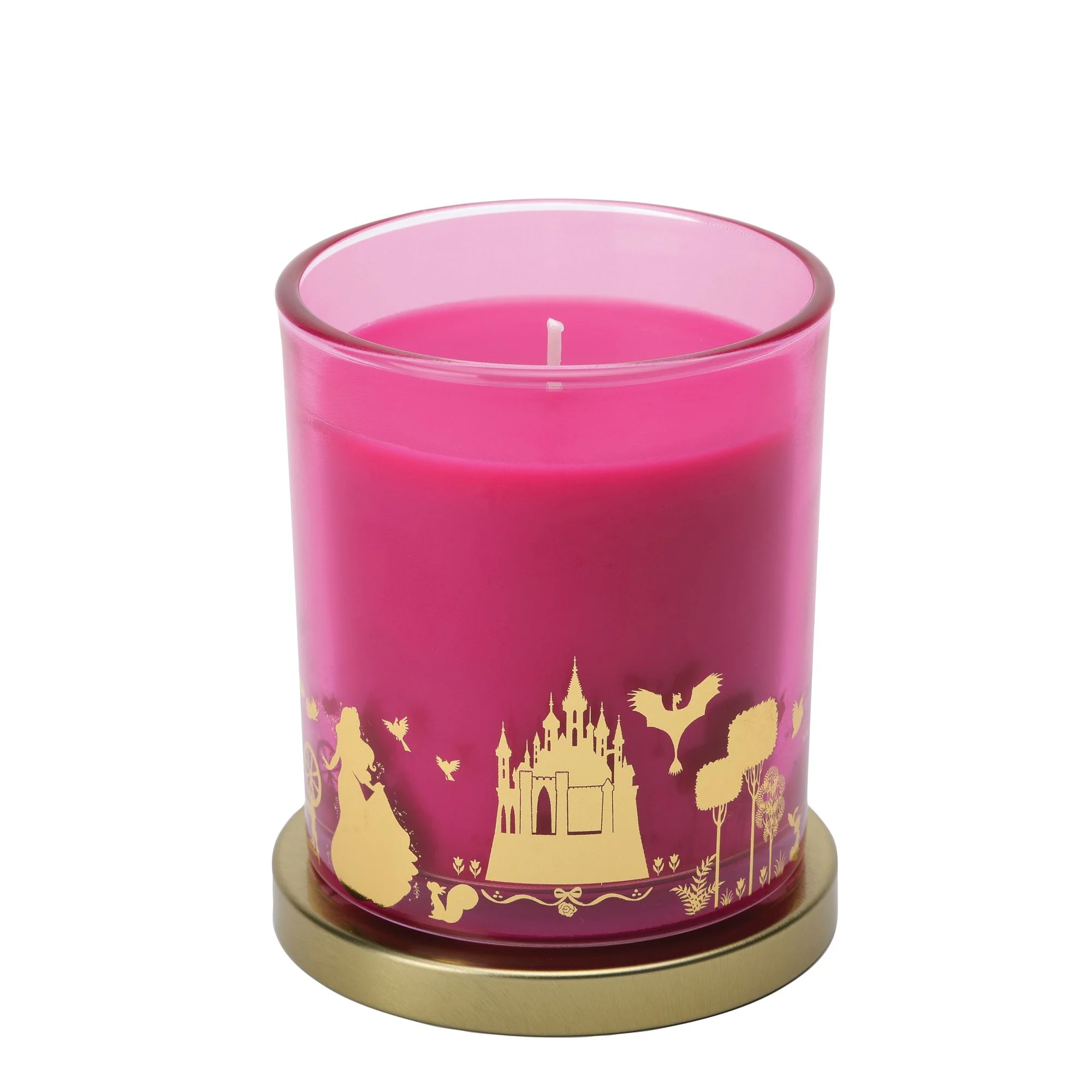 Aurora Briar Rose & Vanilla Foiled Glass Candle - Image 3