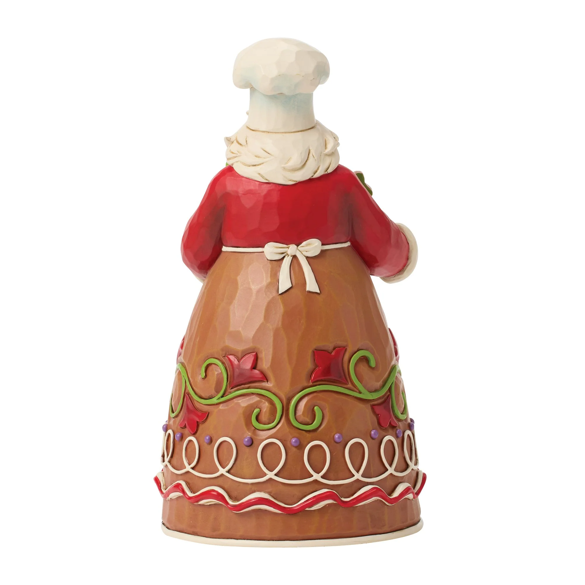 Gingerbread Pastry Chef Santa Figurine - Baking Holiday Magic - Image 3