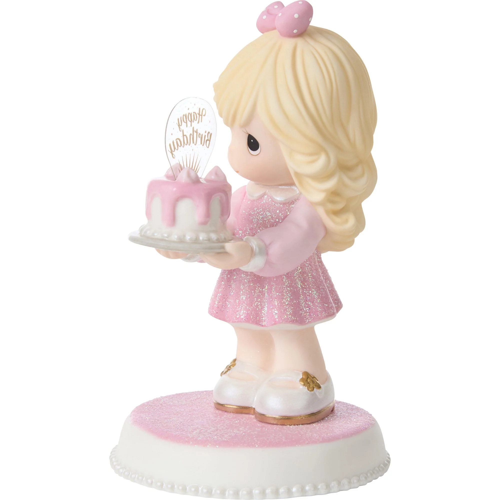 Birthday Girl with Cake Figurine by Precious Moments - Image 3