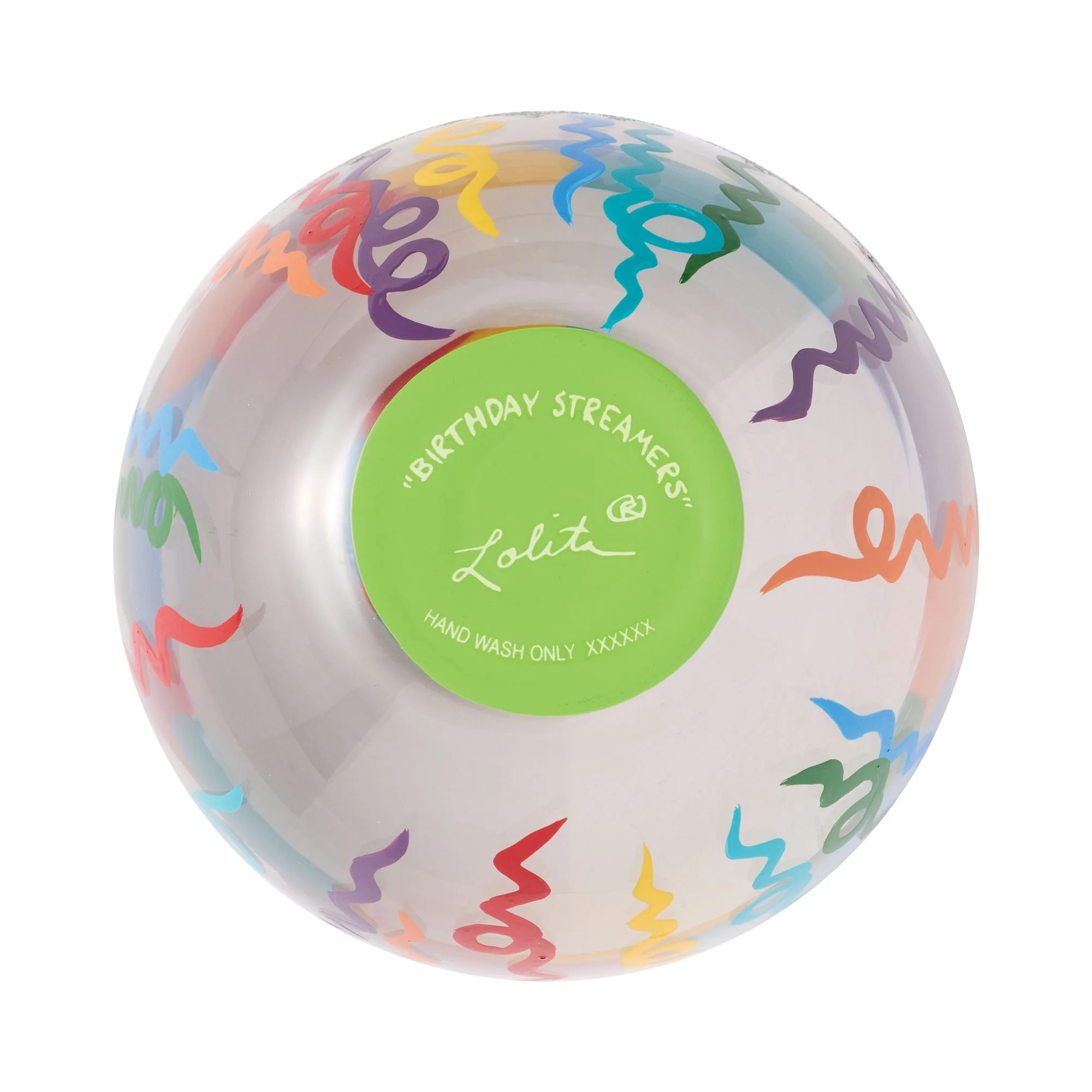 Birthday Streamers Stemless Glass - Image 6