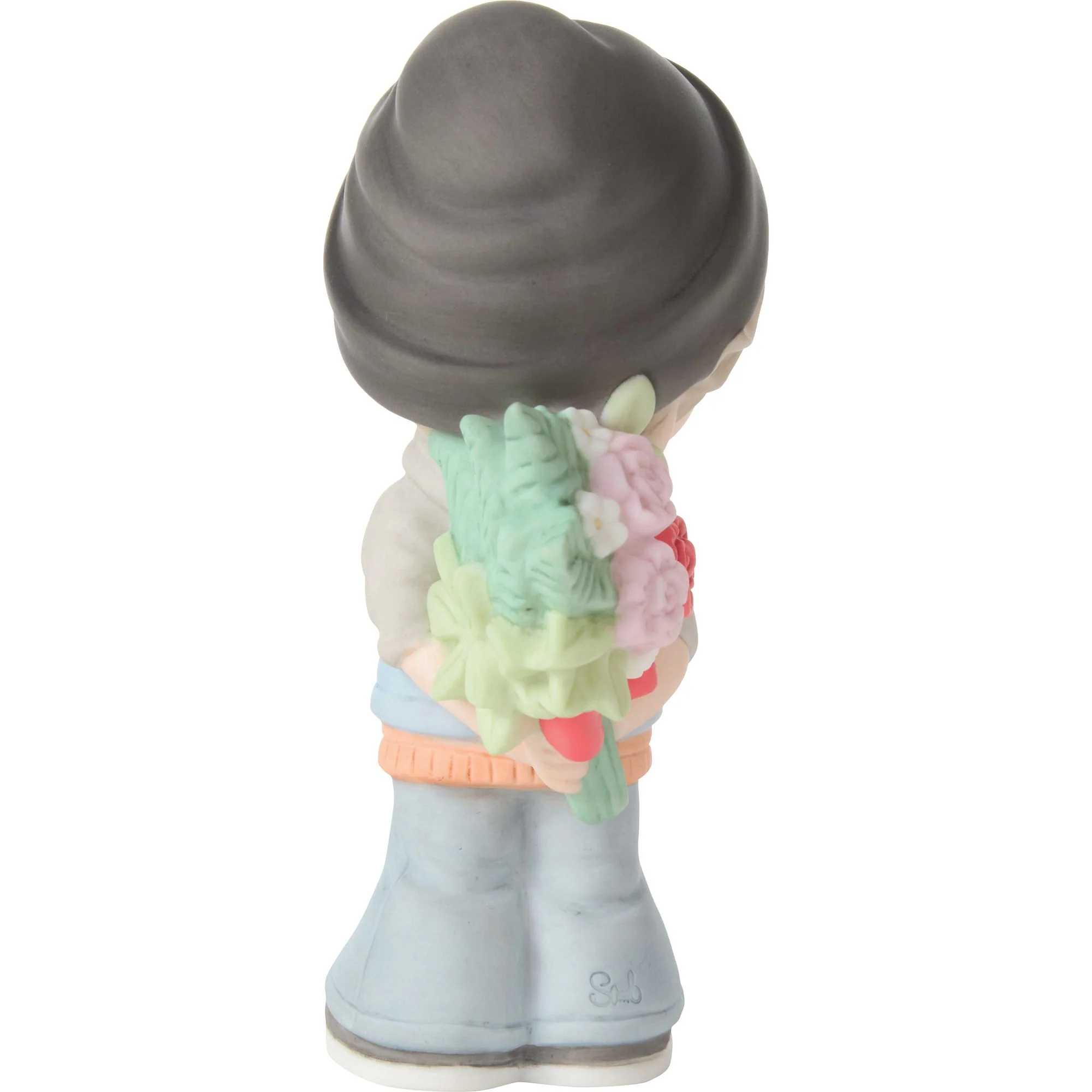 Boy Holding Flowers Figurine by Precious Moments - Image 3