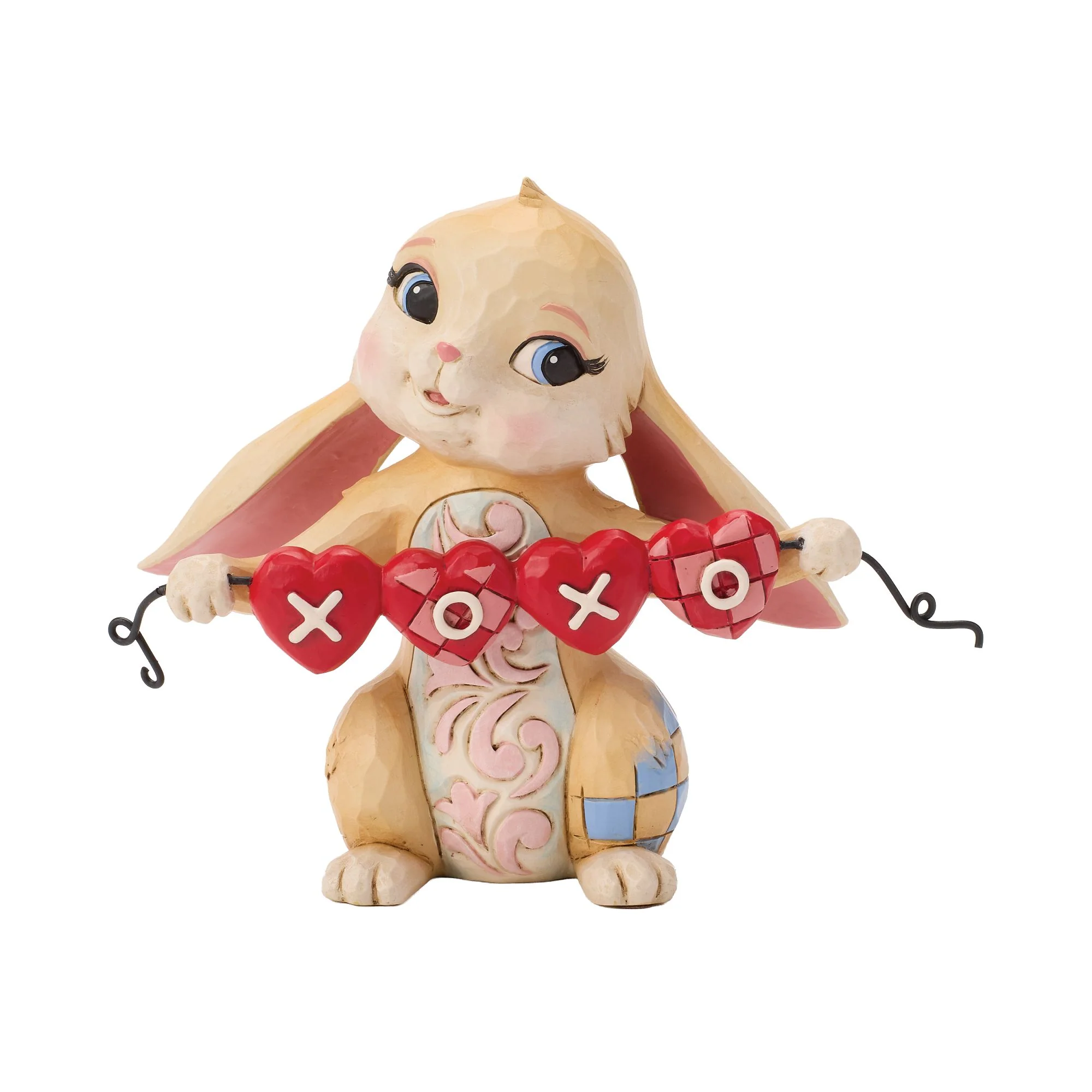 Bunny with Garland Figurine - "You Make My Heart Hop|"
