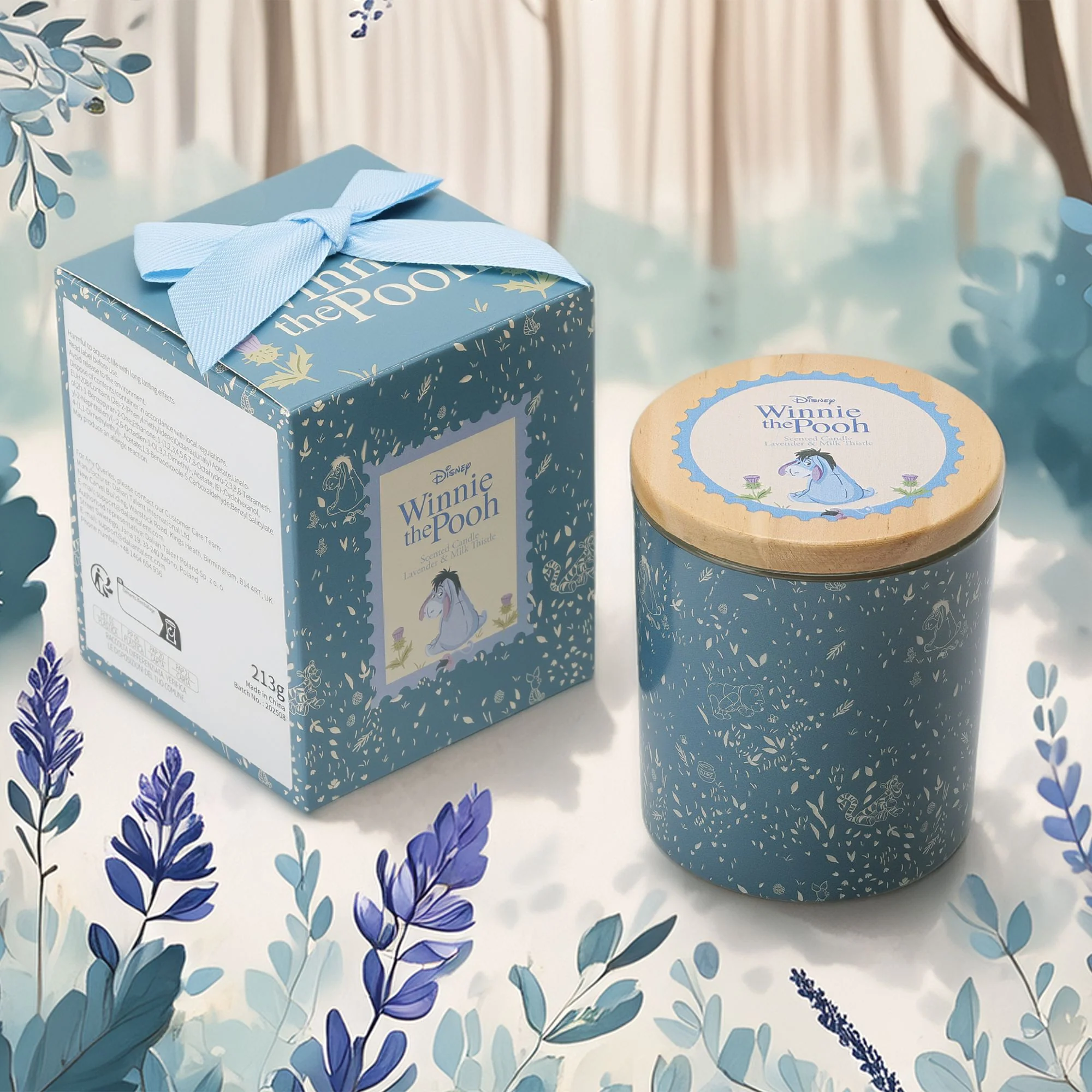 Eeyore Lavender & Milk Thistle Glass Candle - Image 2