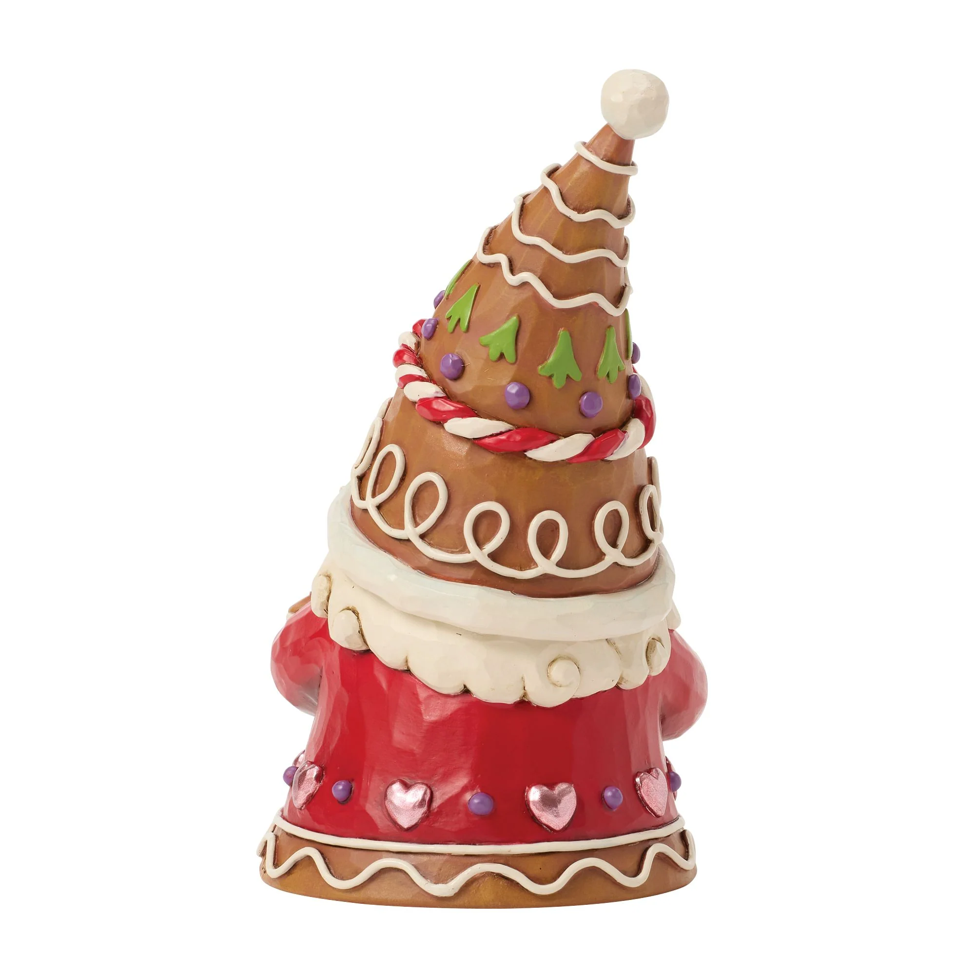 Gingerbread Gnome with Train Figurine - Gnome on Track - Image 3