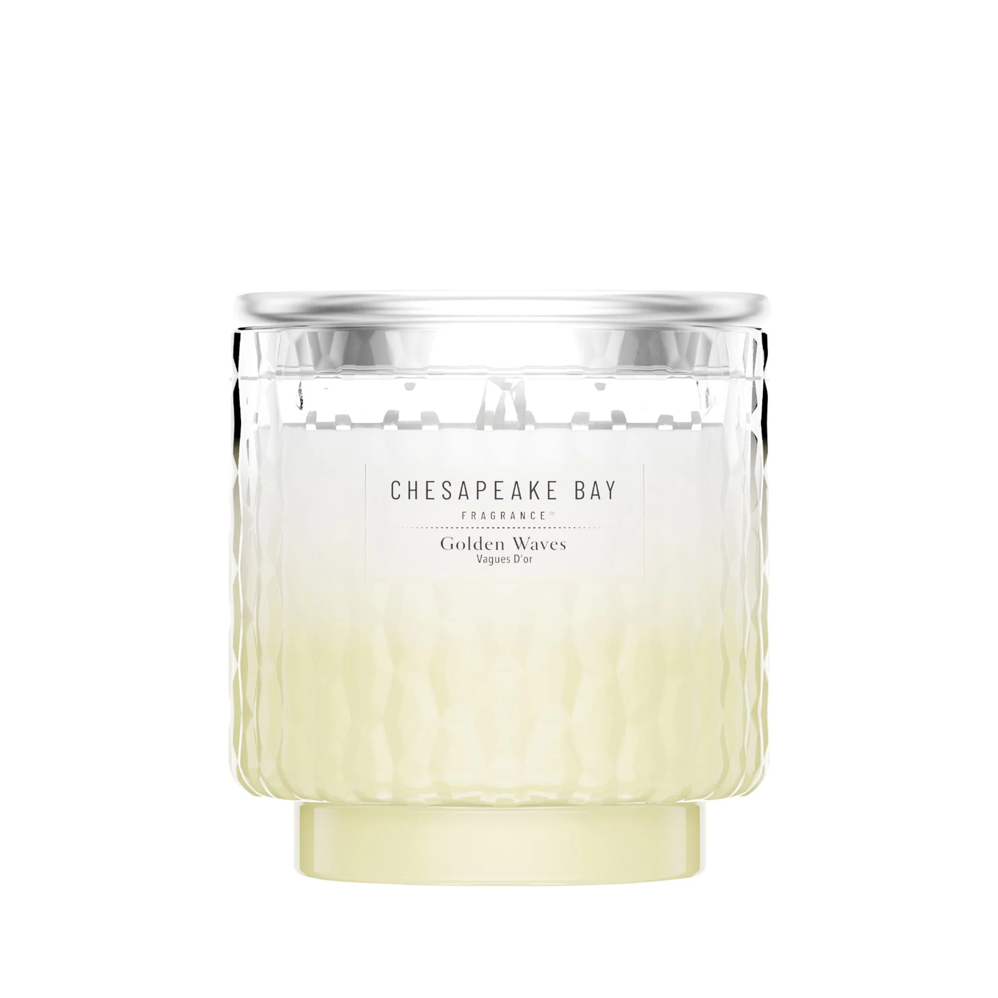 Golden Waves Large Candle by Chesapeake Bay