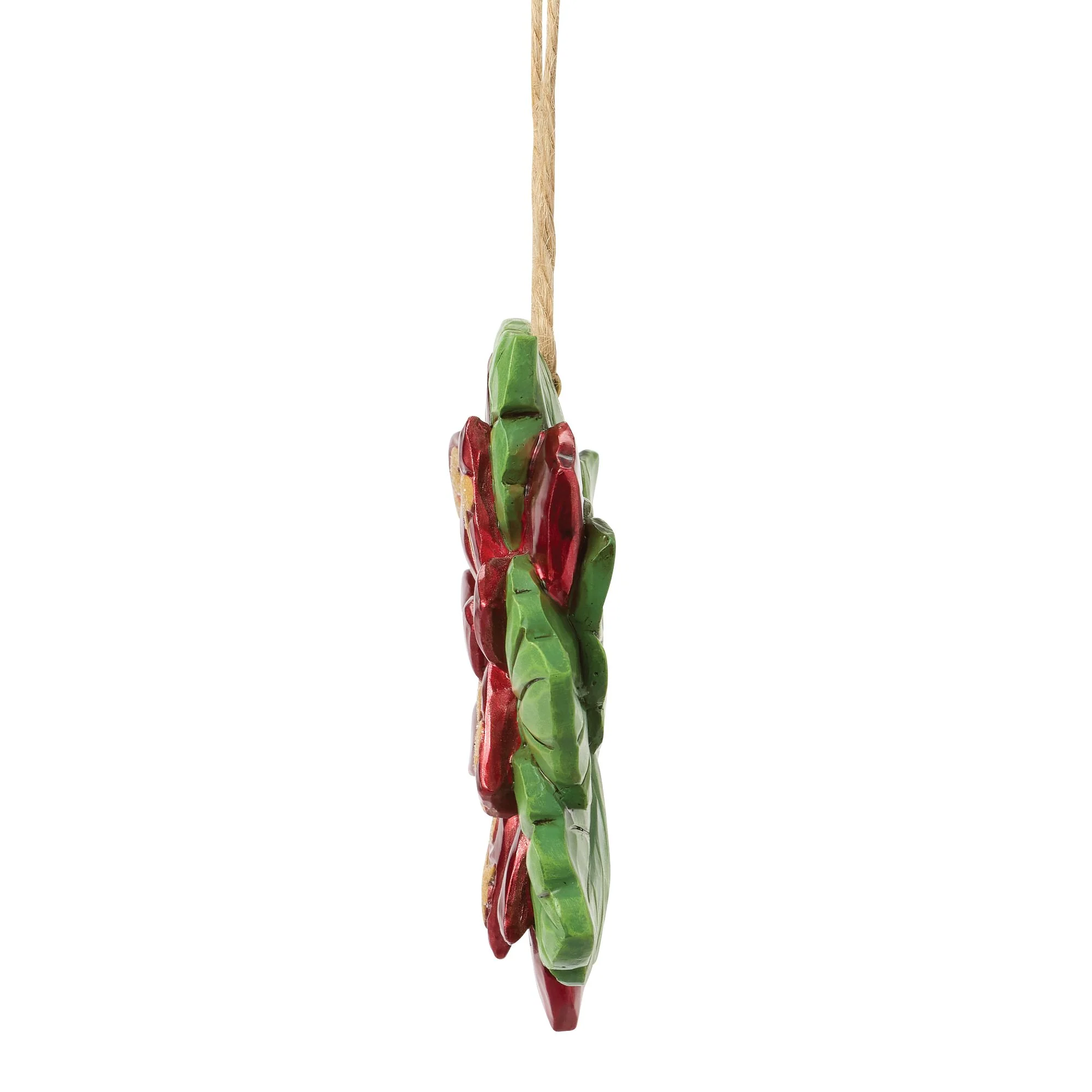 Legend Christmas Poinsettia Hanging Ornament - Image 3