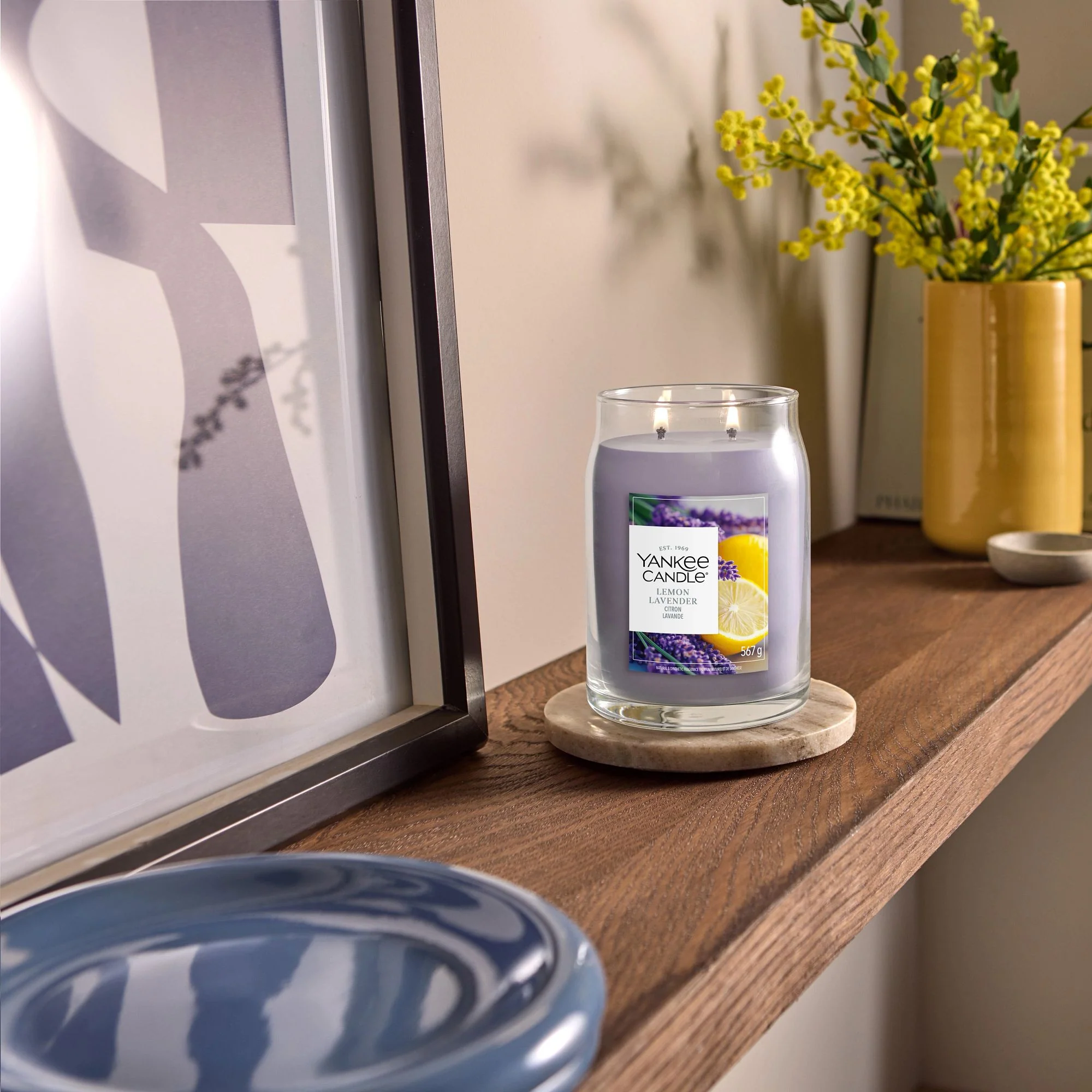 Lemon Lavender Signature Large Jar by Yankee Candle - Image 4