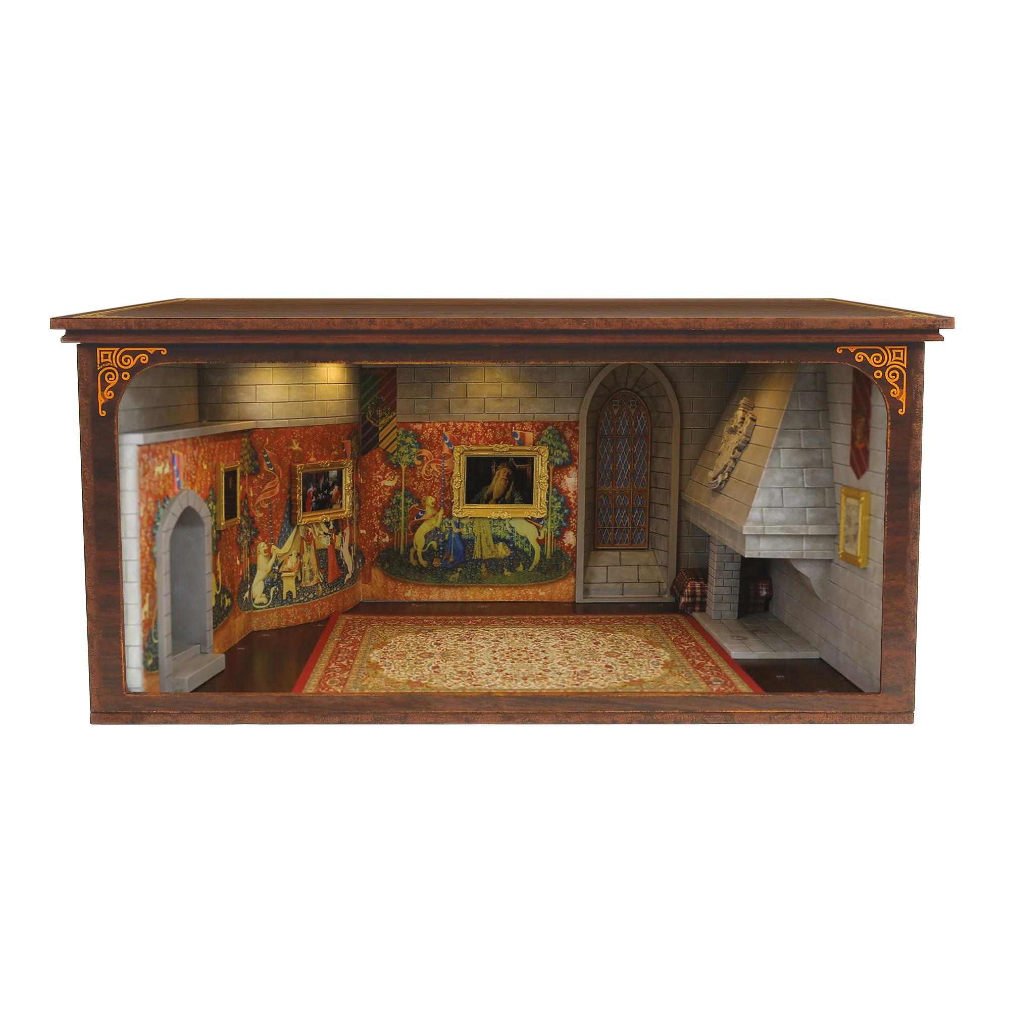 Limited Edition Gryffindor Common Room (Room with a View) Illuminated Diorama by Department 56 - Image 2