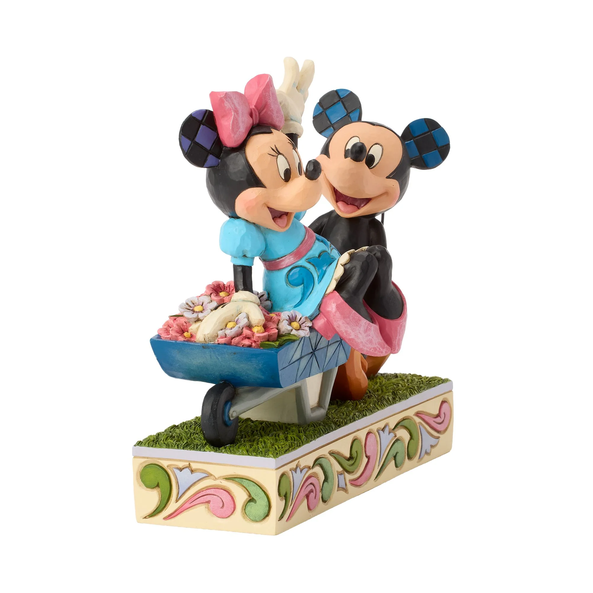 Mickey Minnie Wheelbarrow Figurine - Image 7