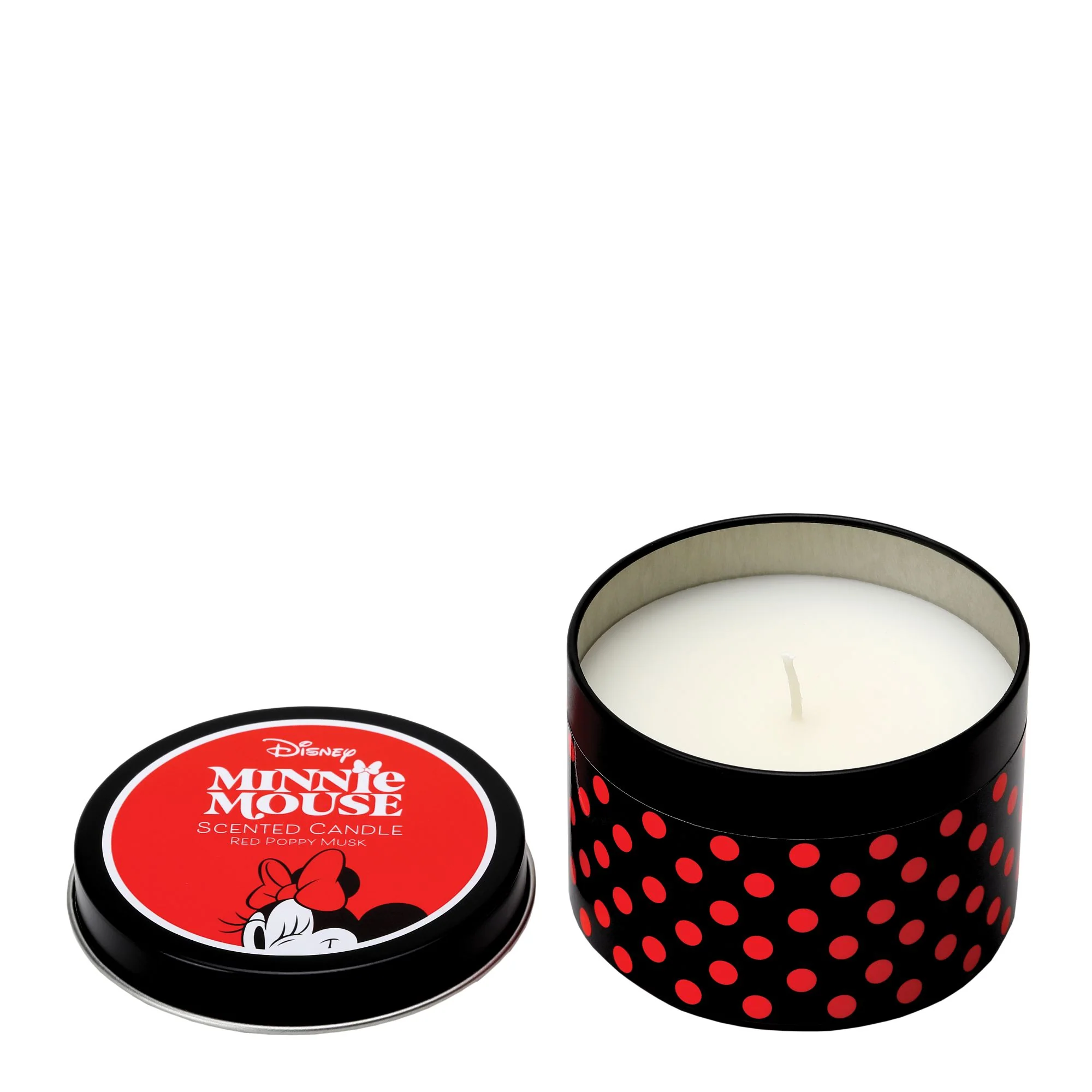 Minnie Mouse Red Poppy Musk Tin Candle - Image 5