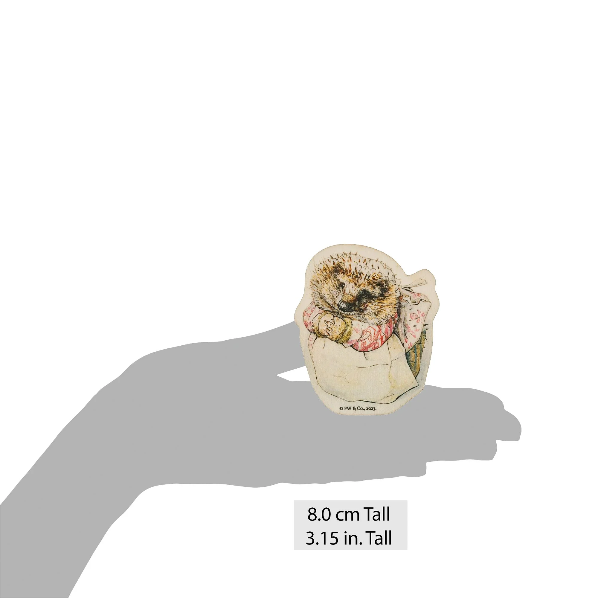 Mrs. Tiggy-Winkle Wooden Magnet - Image 5