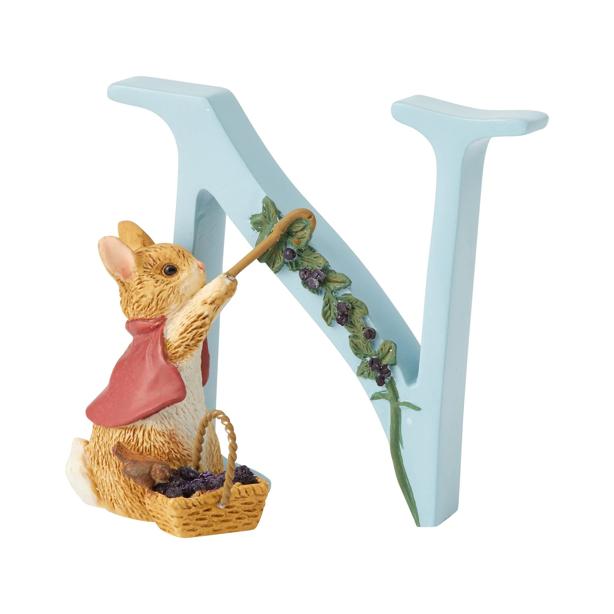 N - Cotton Tail Decorative Alphabet Letter
