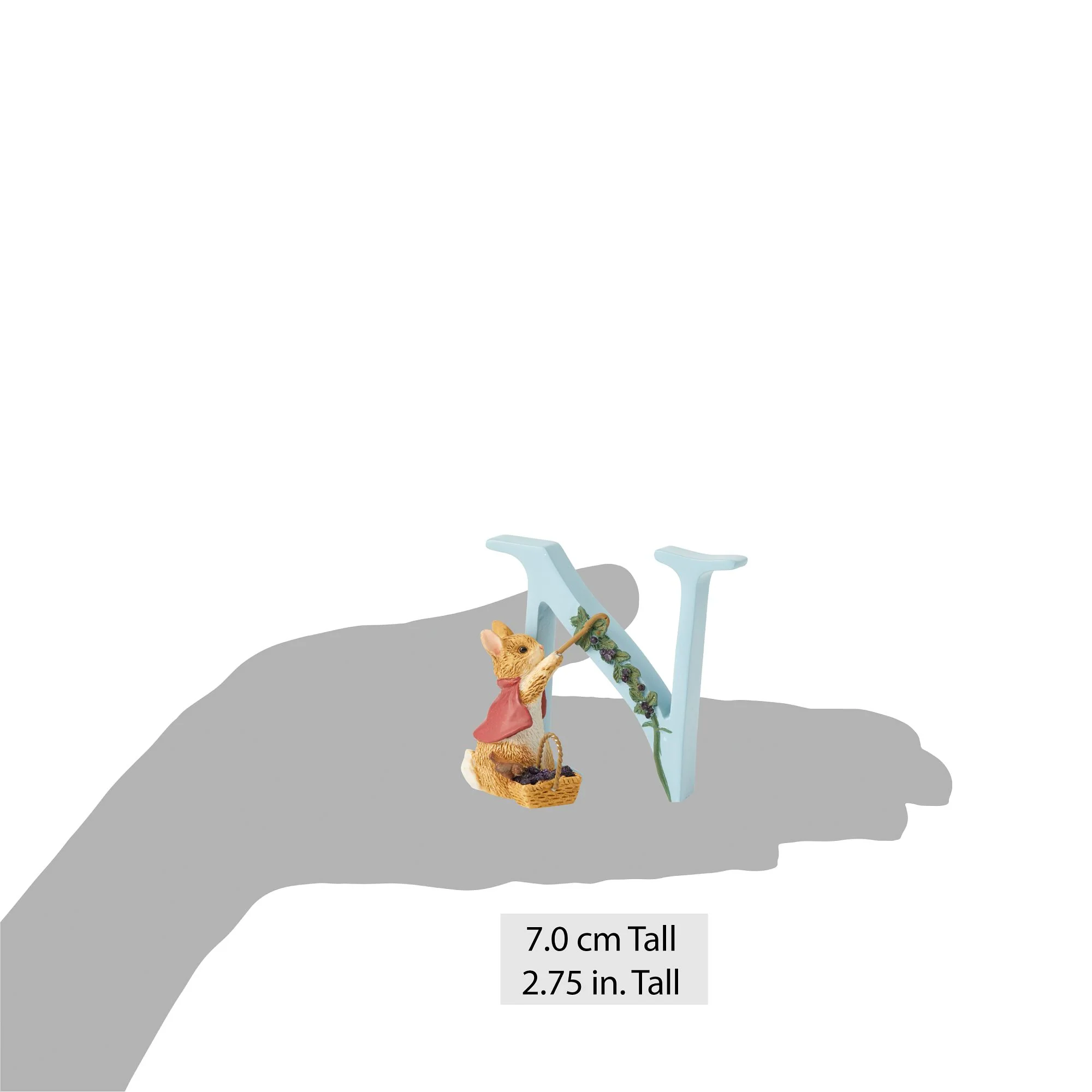 N - Cotton Tail Decorative Alphabet Letter - Image 5