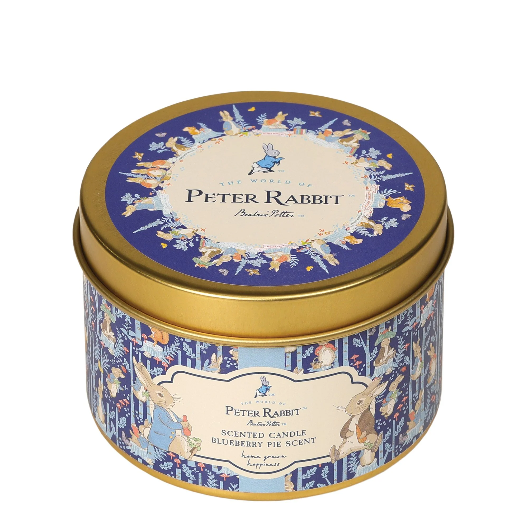 Peter Rabbit Blueberry Pie Tin Candle