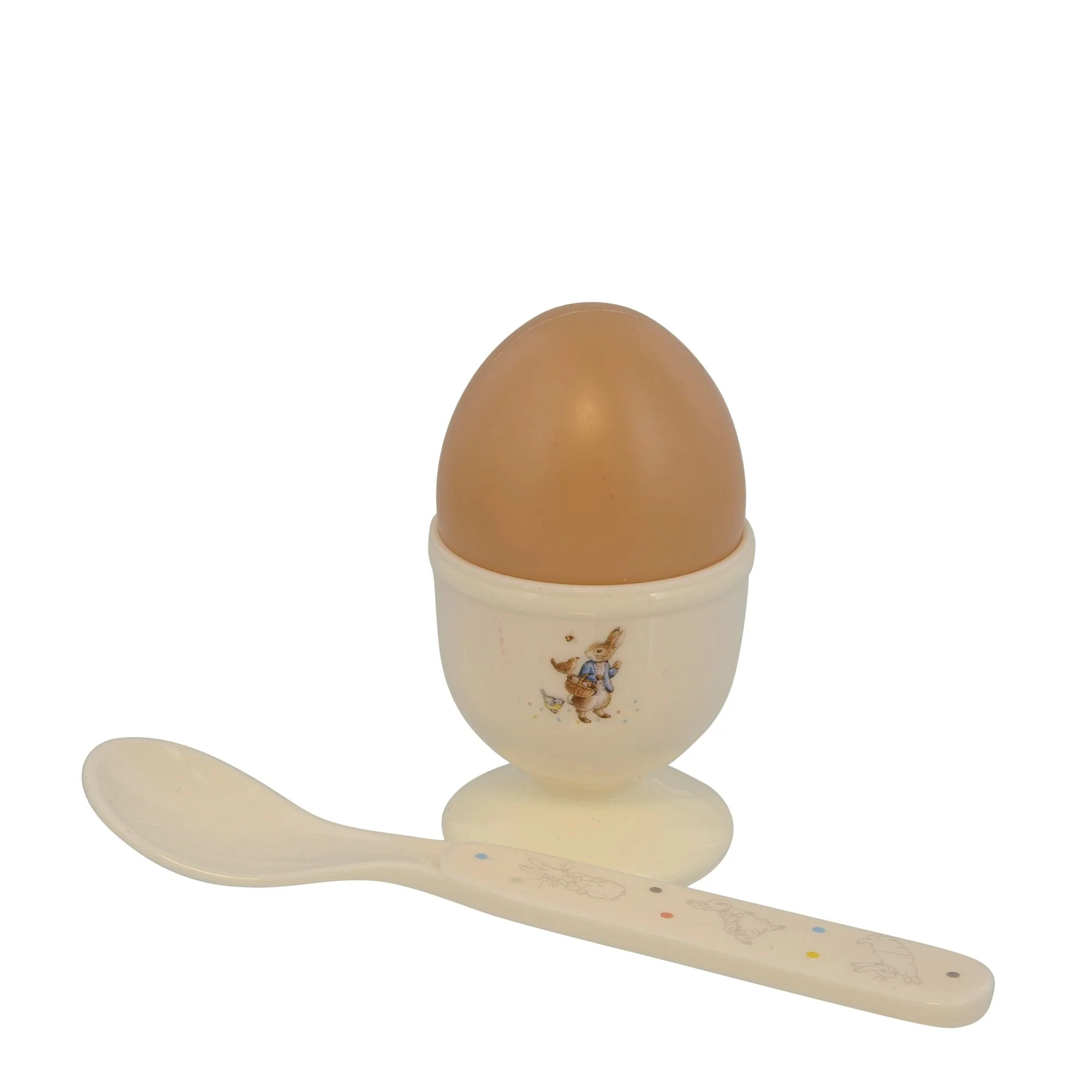 Peter Rabbit Egg Cup and Spoon Set - Image 2