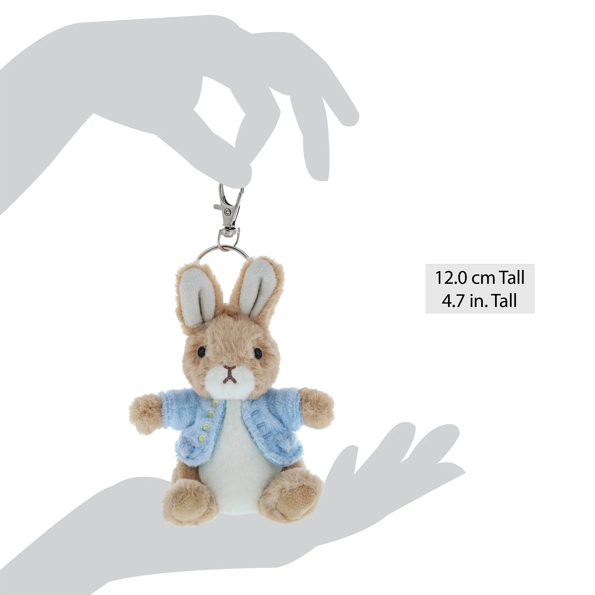 Peter Rabbit Soft Toy Keyring - Image 3