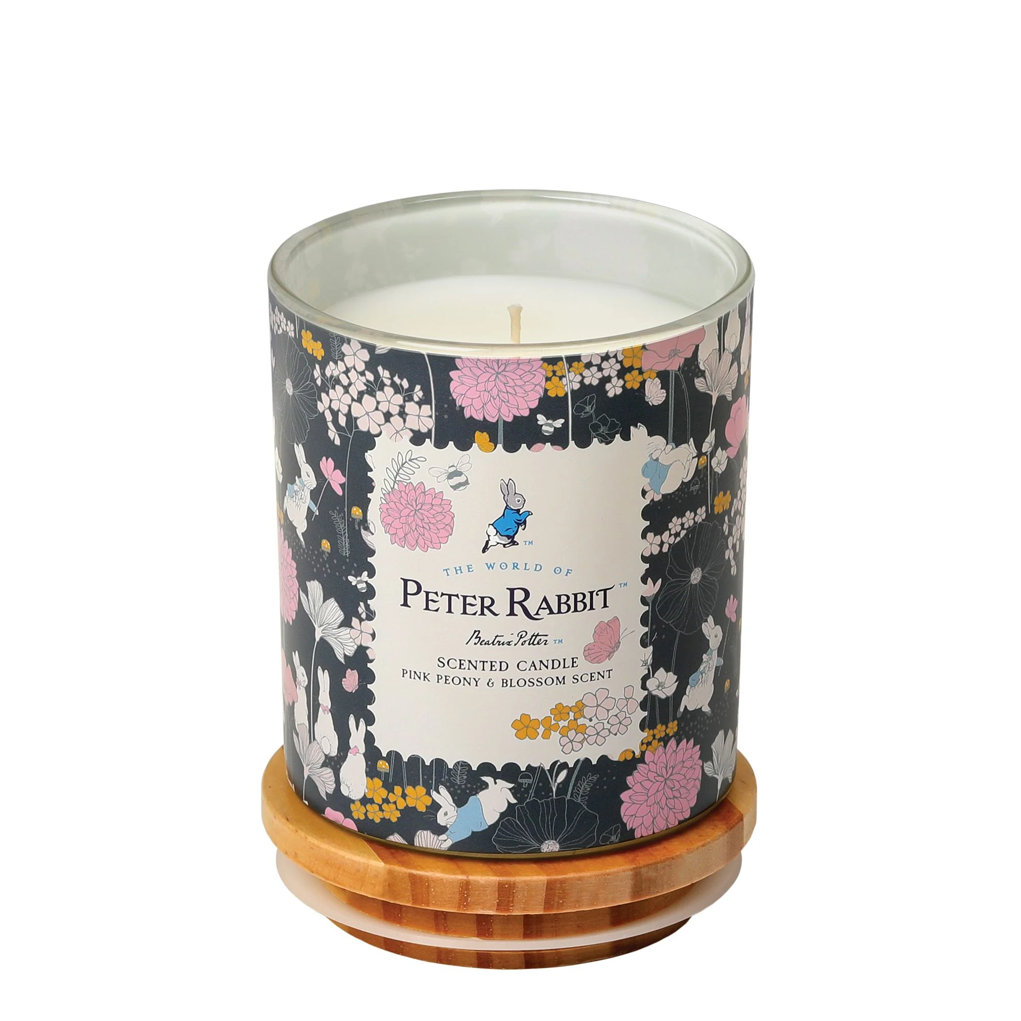 Peter Rabbit Pink Peony & Blossom Candle - Image 2