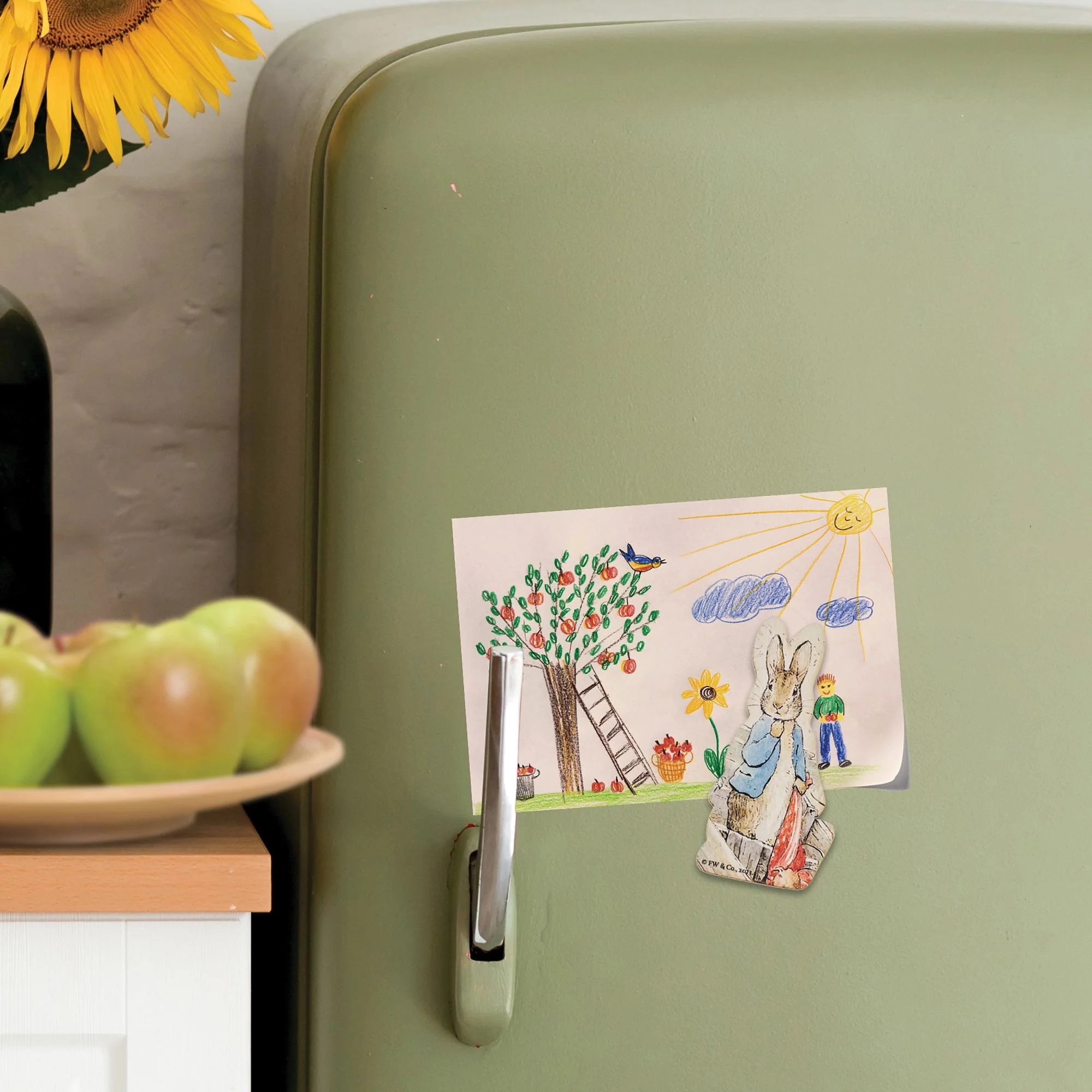 Peter Rabbit Wooden Magnet - Image 2