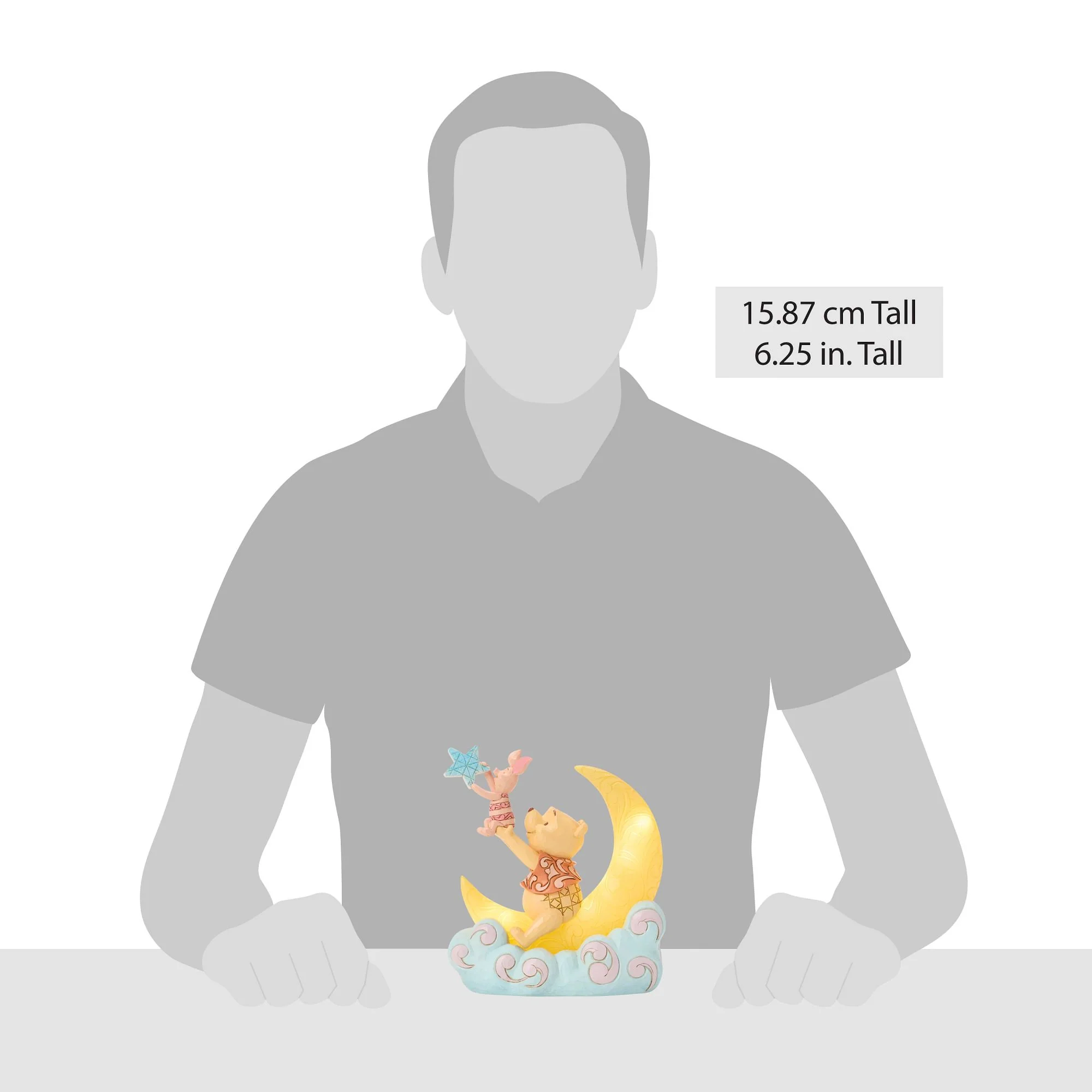 Pooh and Piglet LED Moon Figurine - Image 9