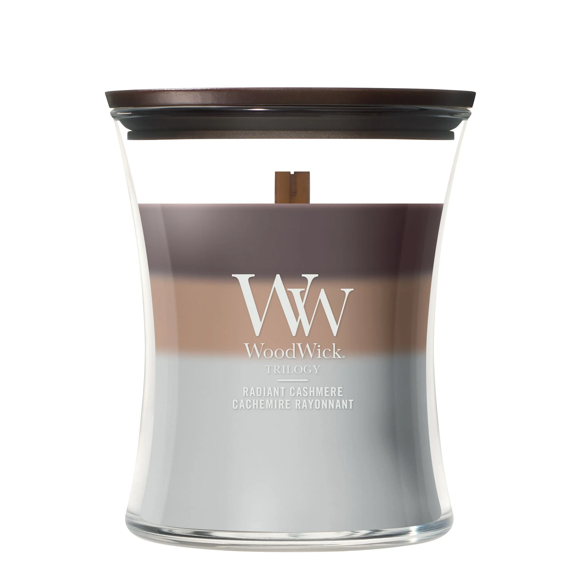 Radiant Cashmere Medium Hourglass by WoodWick