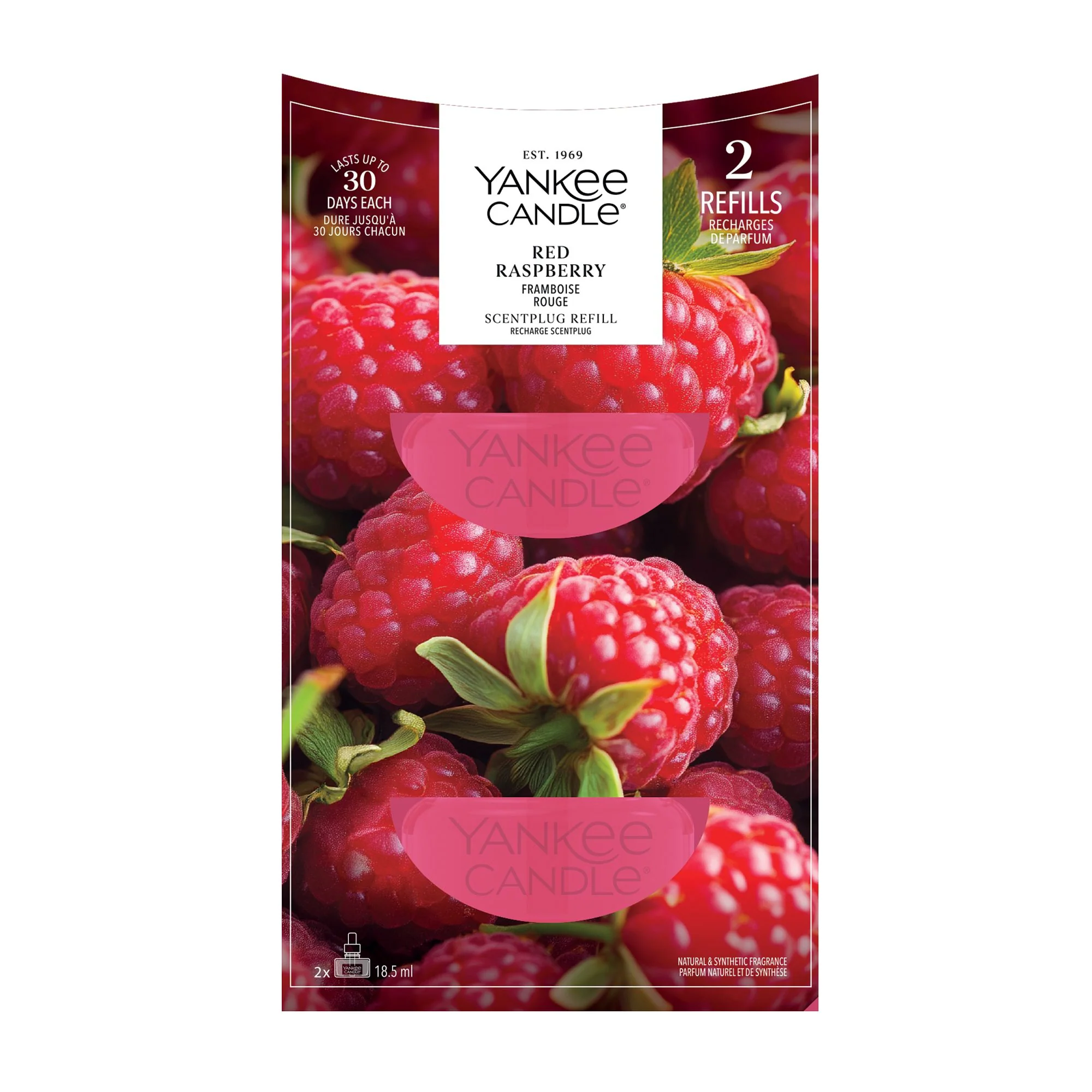 Red Raspberry Scent Plug Refill by Yankee Candle