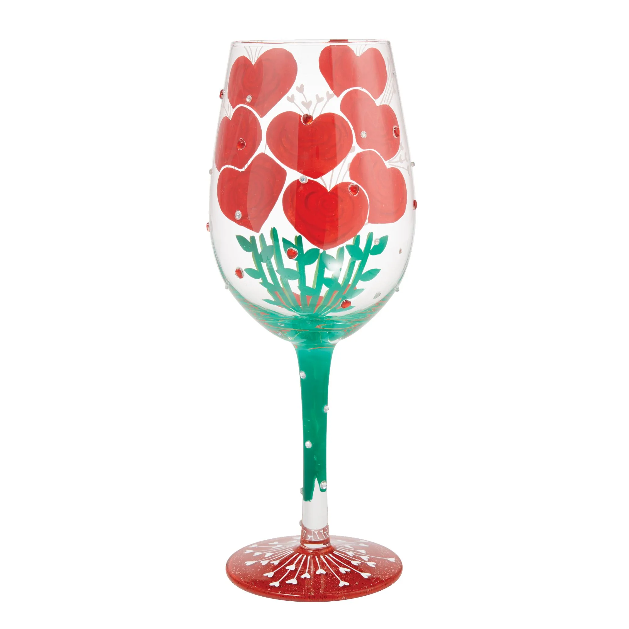 Rose Bouquet Wine Glass by Lolita - Image 5