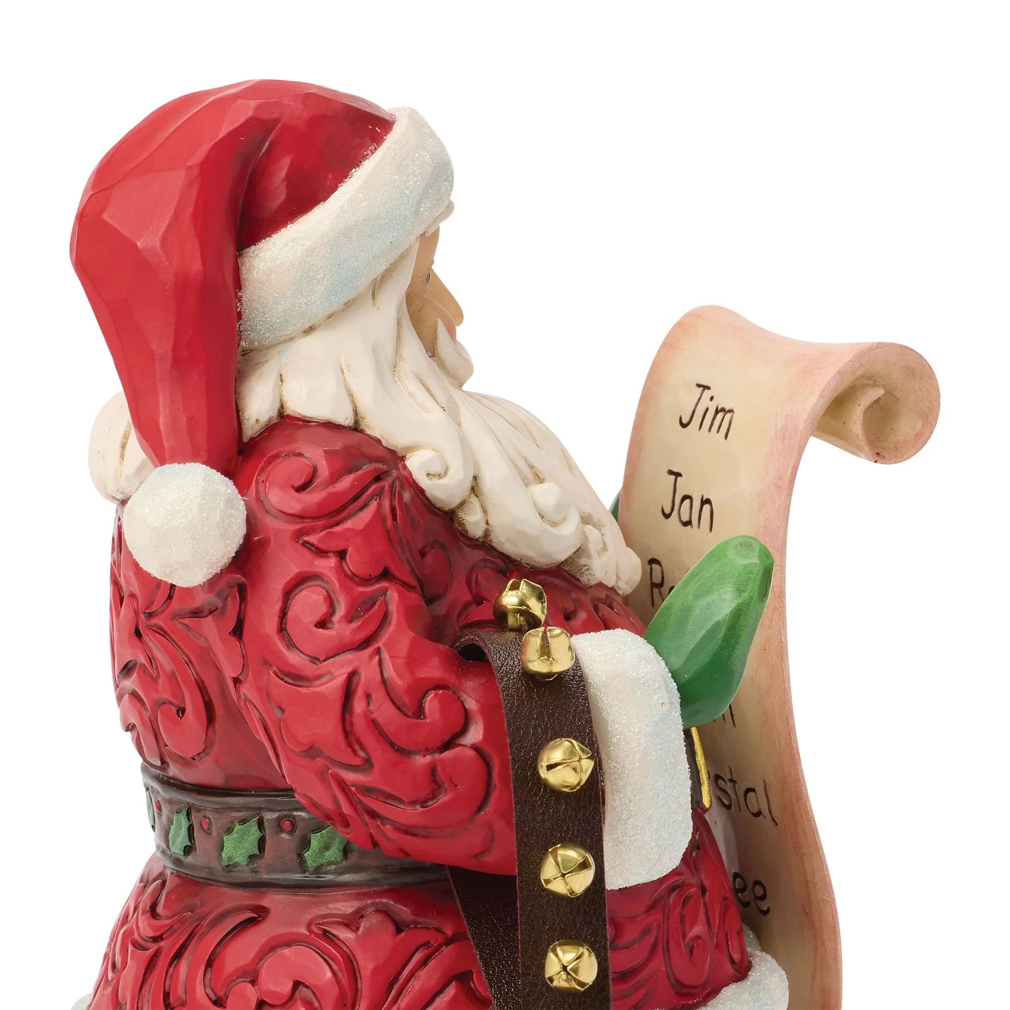 Santa Reading Wish List Figurine - Image 7
