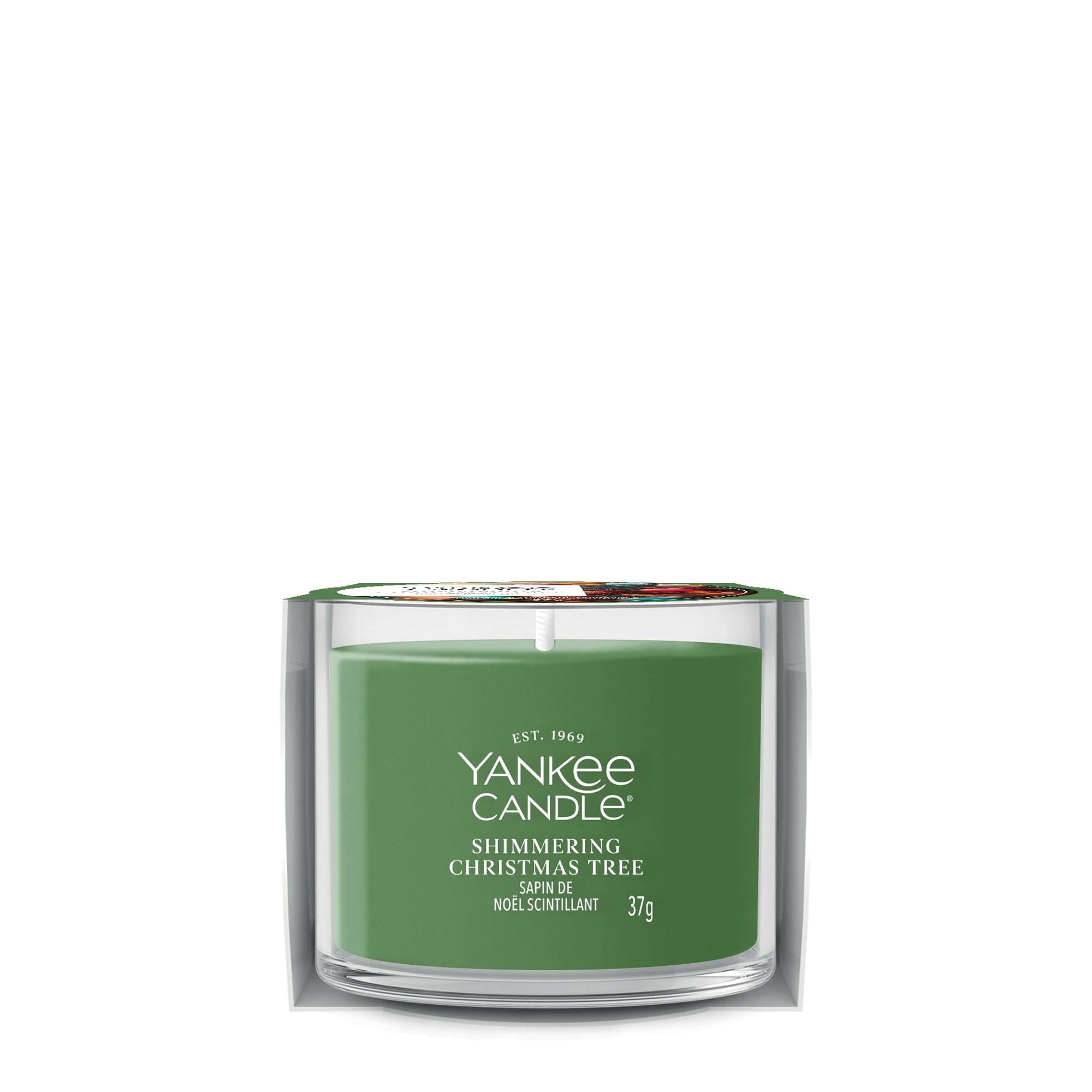 Shimmering Christmas Tree Mini Filled Votive by Yankee Candl
