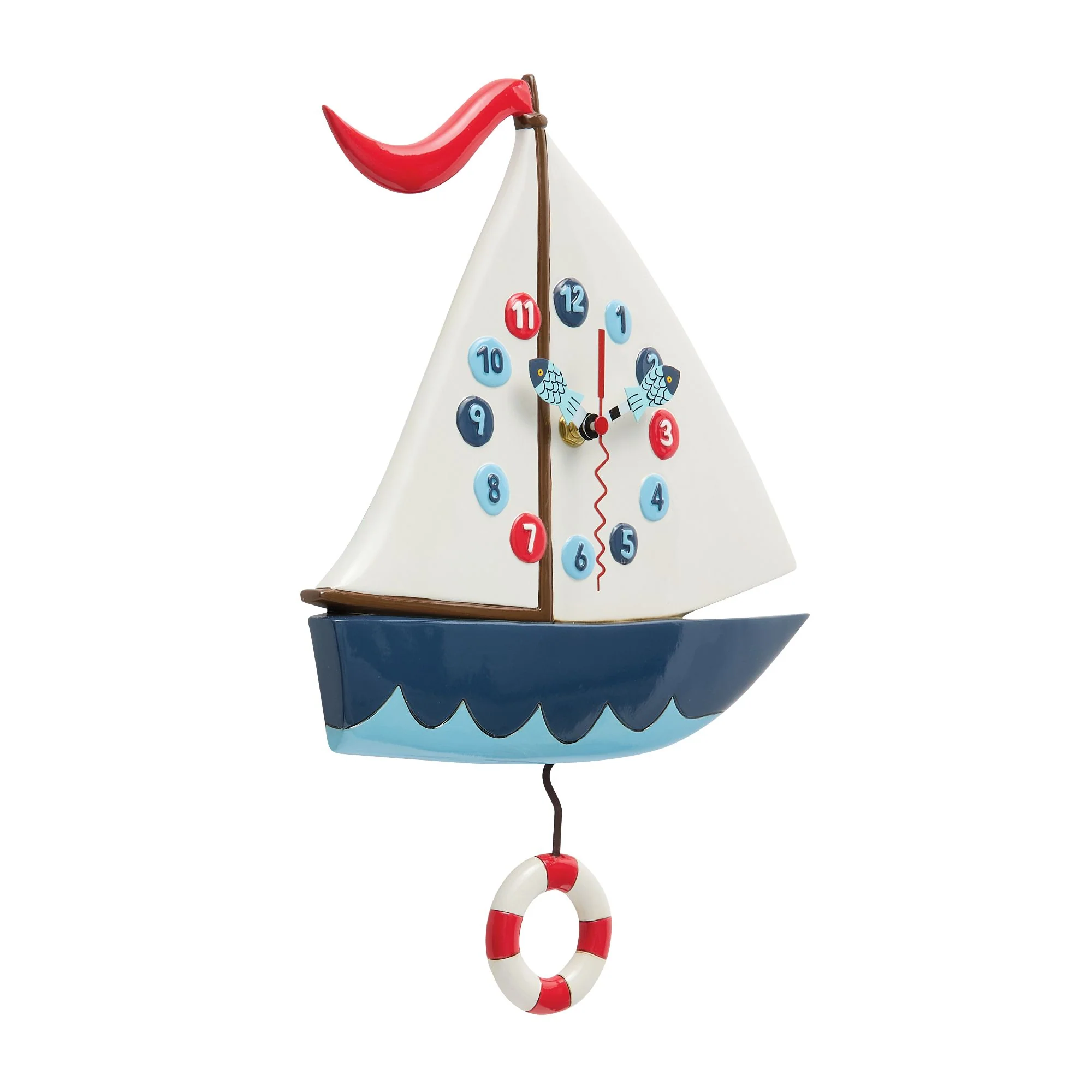 Smooth Sailing Wall Clock by Allen Designs - Image 4
