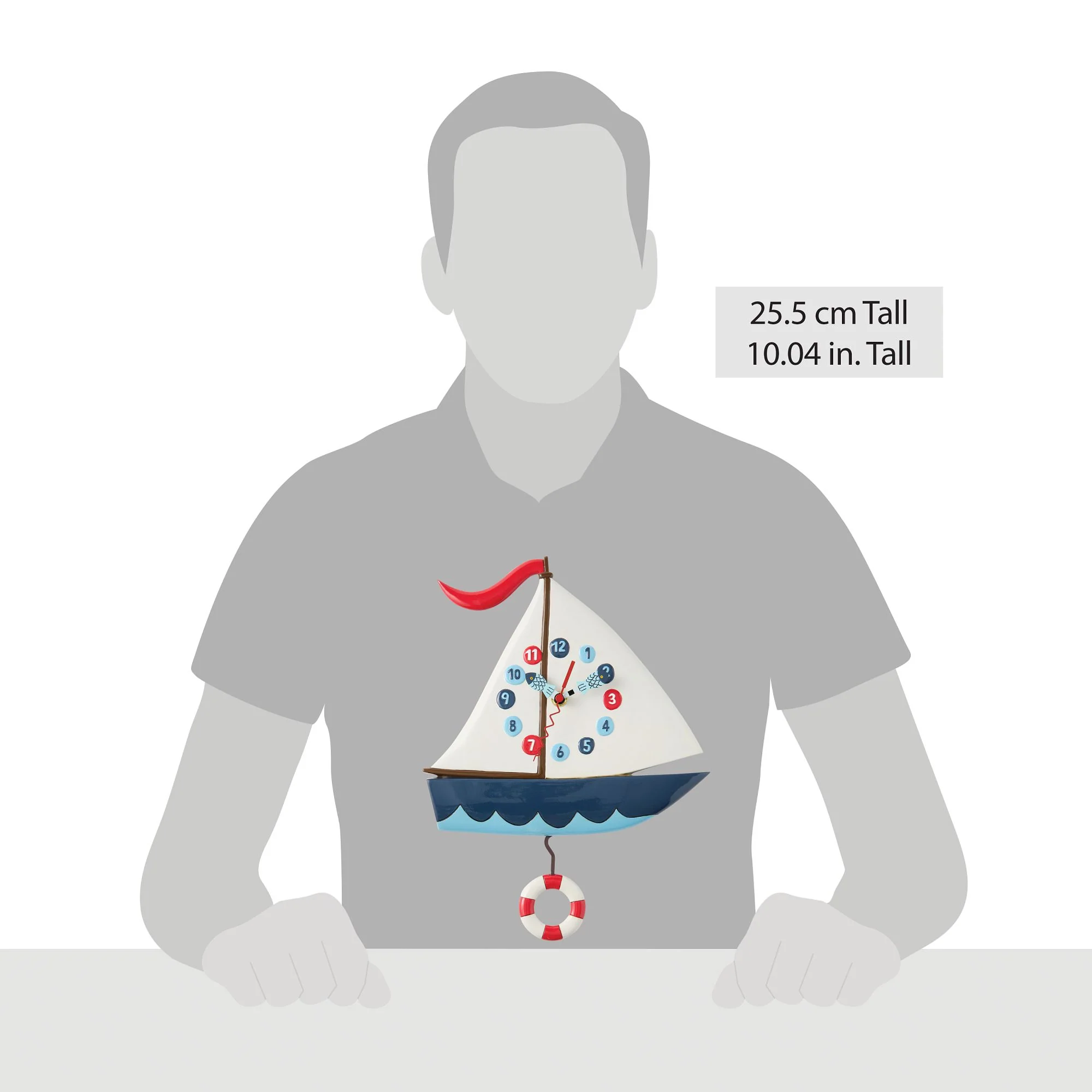 Smooth Sailing Wall Clock by Allen Designs - Image 6