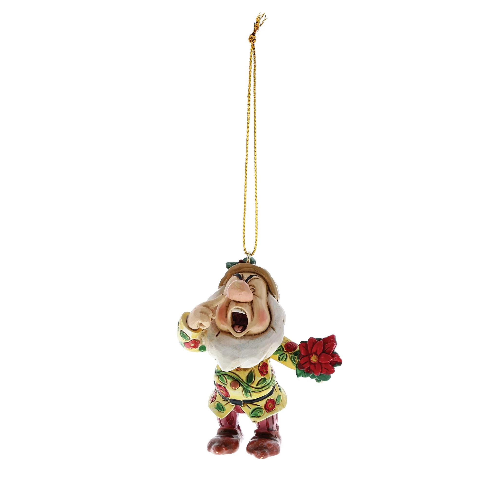 Sneezy Snow White Hanging Ornament - Disney Traditions by Jim Shore - Image 2