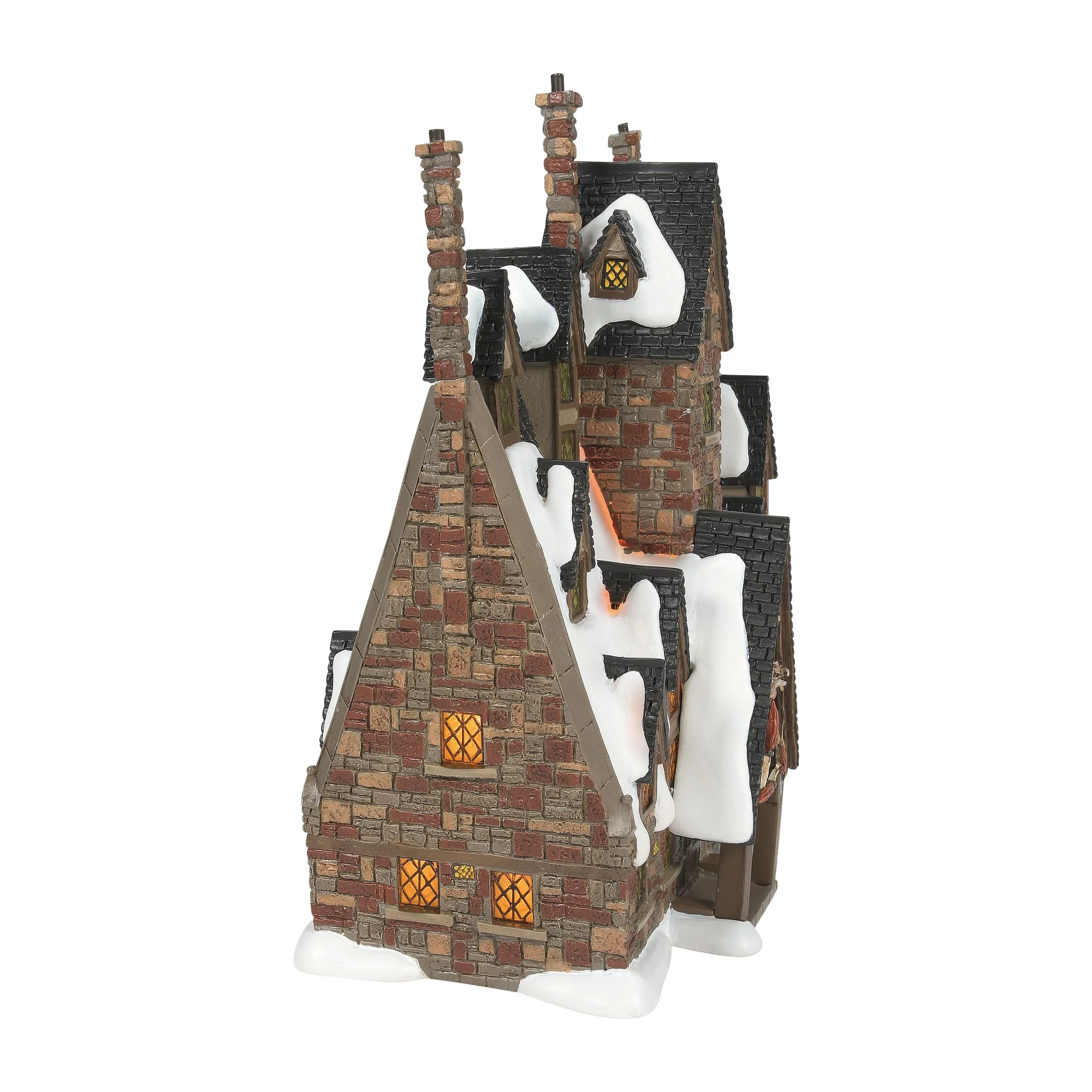 The Three Broomsticks Illuminated Model Building - Harry Potter Village by Department 56 - Image 3