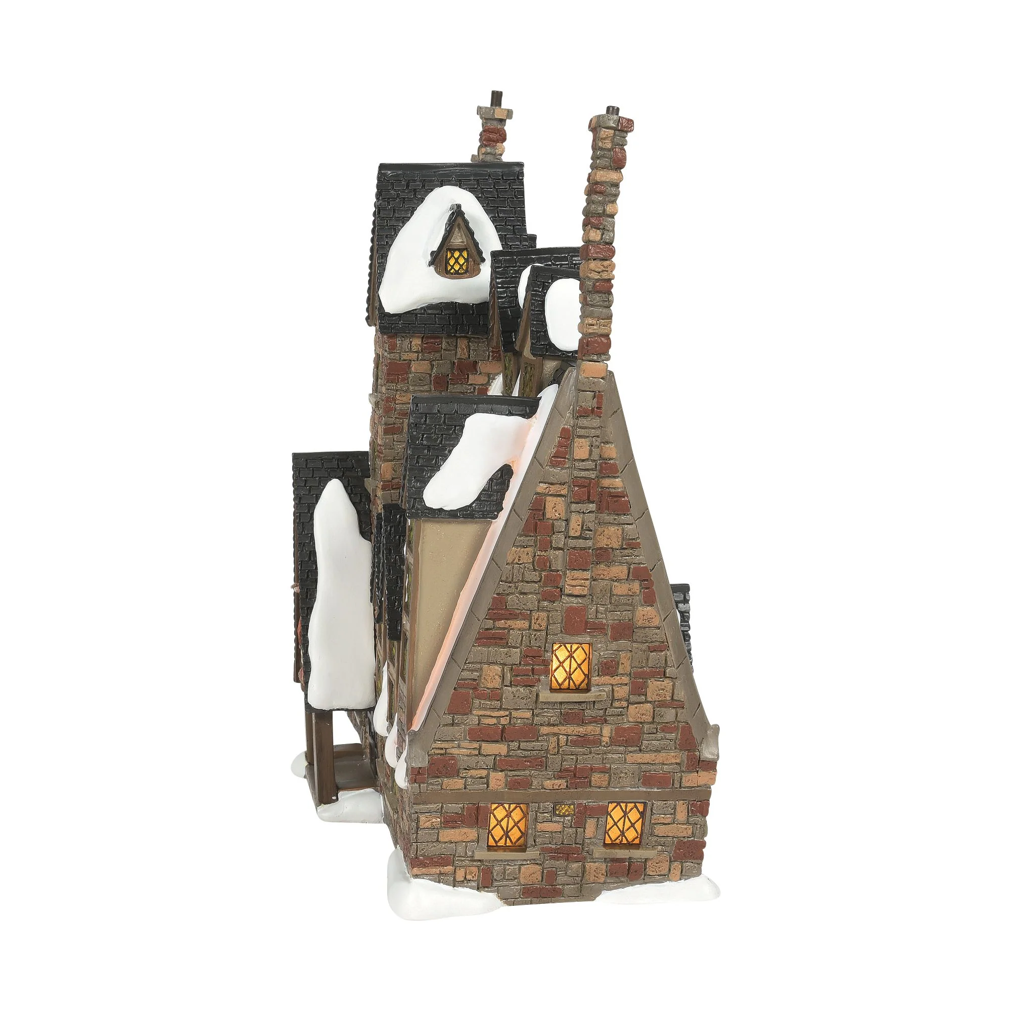 The Three Broomsticks Illuminated Model Building - Harry Potter Village by Department 56 - Image 4