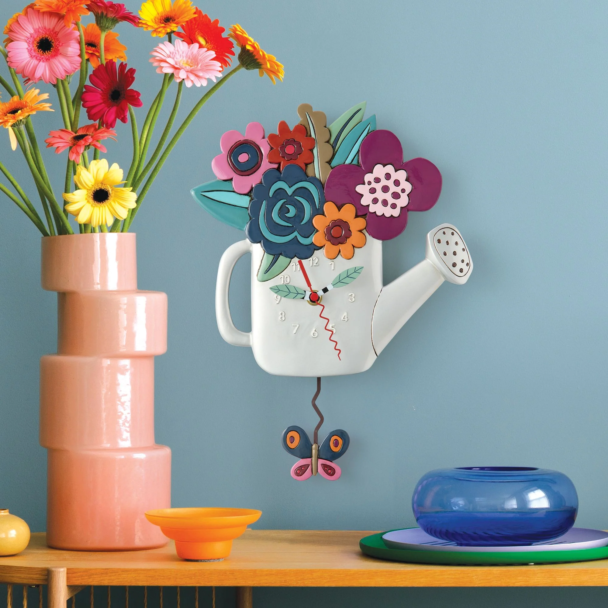 Time to Bloom Wall Clock by Allen Designs - Image 2