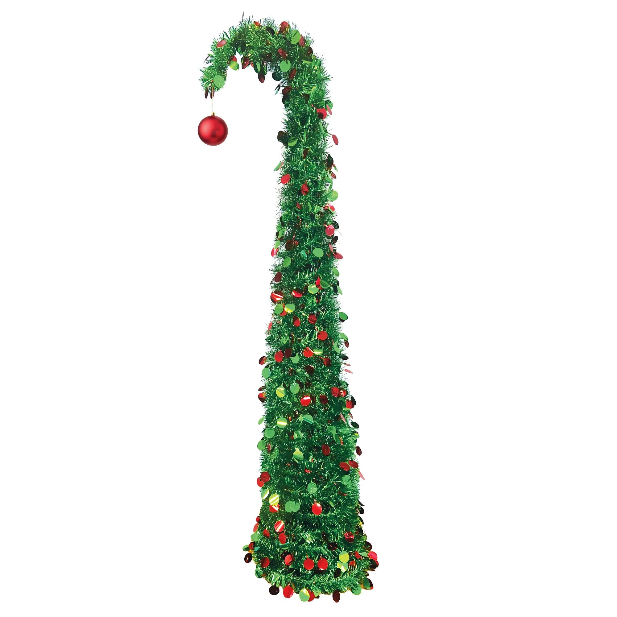 Curved Sequin Christmas Tree