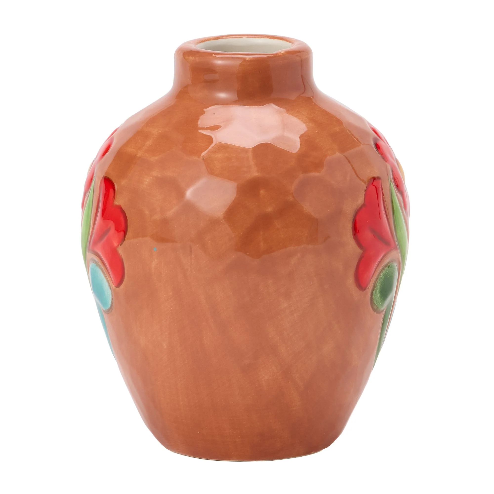 Vase Teracotta with Floral Motif - Image 2