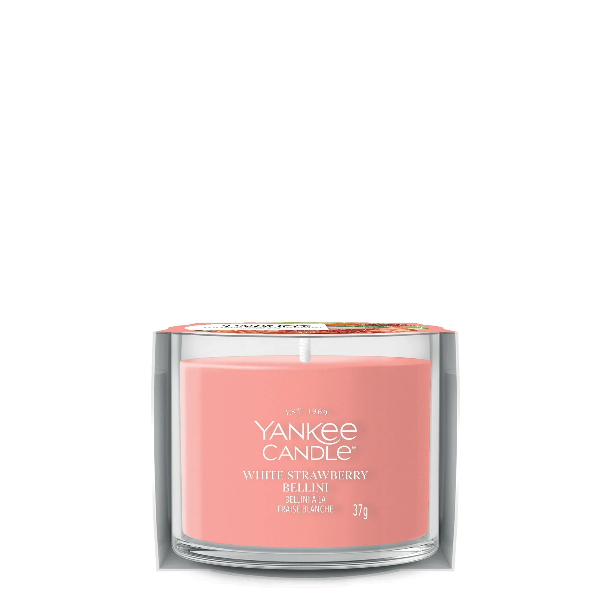 White Strawberry Bellini Mini Filled Votive by Yankee Candle