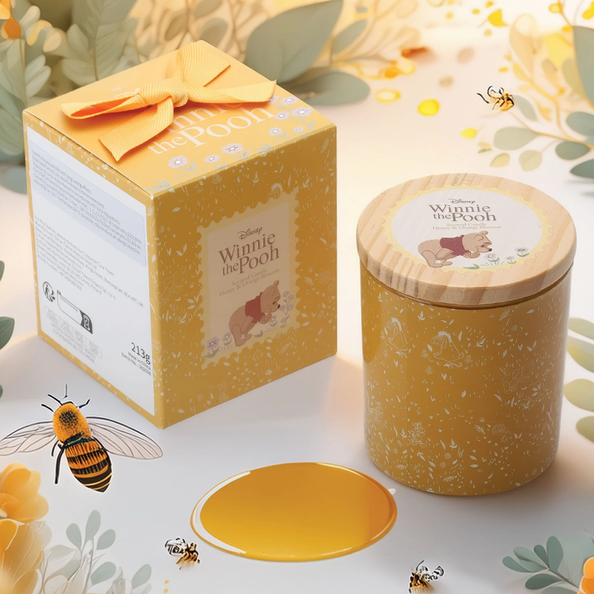 Winnie the Pooh Honey & Orange Blossom Glass Candle - Image 7
